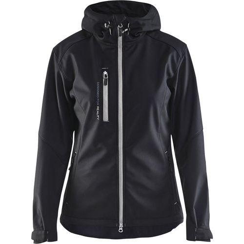 VESTE SOFTSHELL À CAPUCHE FEMME NOIR/ARGENT TAILLE L - BLAKLADER