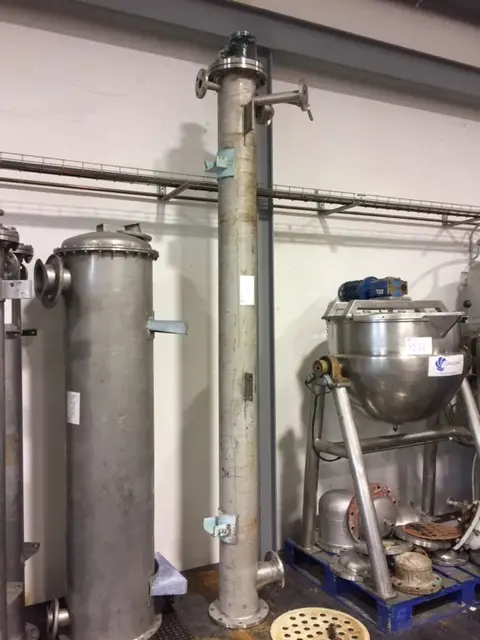 Échangeur tubulaire EMF-HOFMANN 8,1 m2 d'occasion - inox 316L - Référence : C4216_0