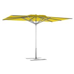 Assalit-Jean Parasol de terrasse Prémium Jaune 240 x 240 Armature Gris - jaune PPS240240GJAUNE_0