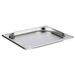 APS 81200 Bac gastro inox GN 1/2 - 32,5 x 26,5 cm, profondeur 2 cm - argenté inox 81200_0