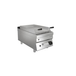 Bartscher Grill inox pierre pierre de lave gaz, 1 zone, à poser, 7000 W, GAZ - 4015613797021_0