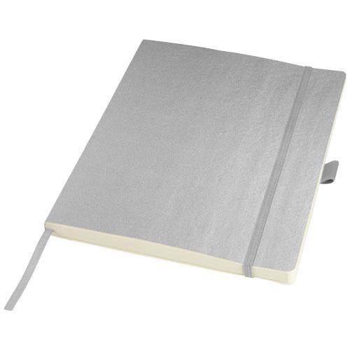 Bloc-notes taille tablette Pad 10710801 - 48 feuilles couleur crème et blanche - Fermeture élastique et rangement intérieur_0