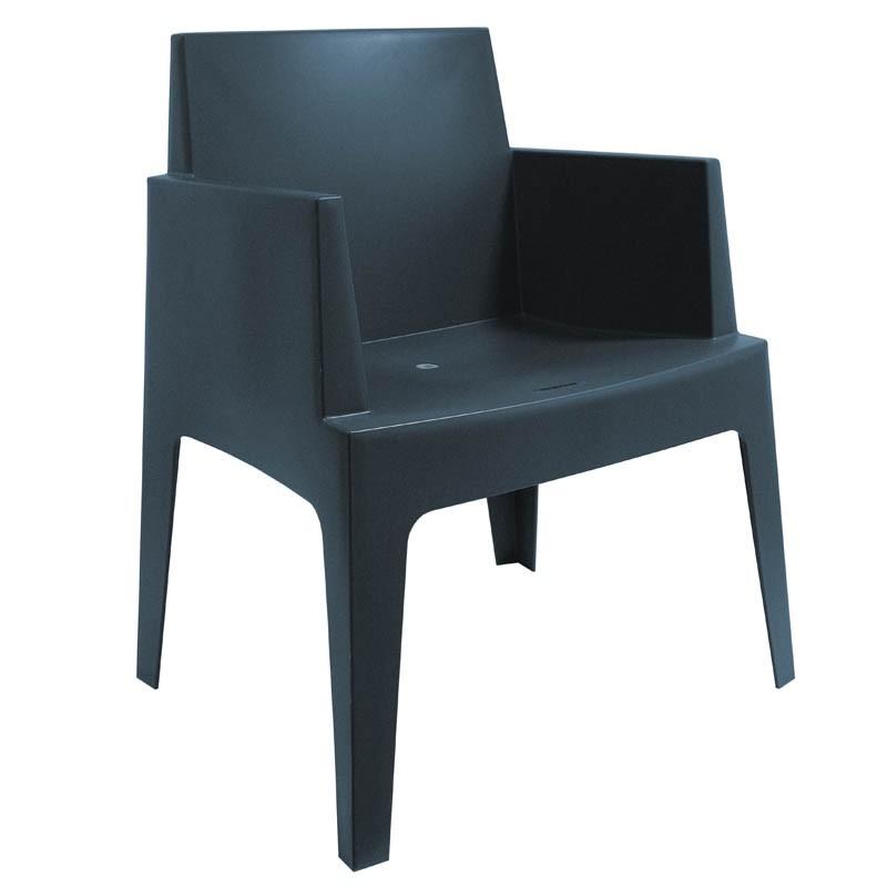 Box fauteuil - gris fonce_0