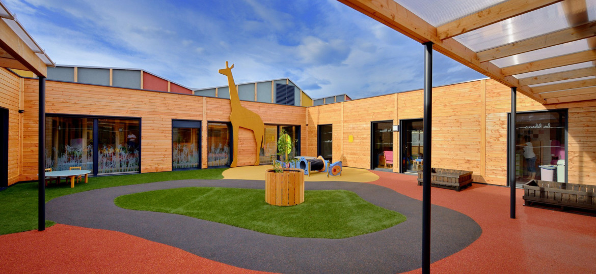 Crèche modulaire en bois / matériaux biosourcés - SELVEA_0