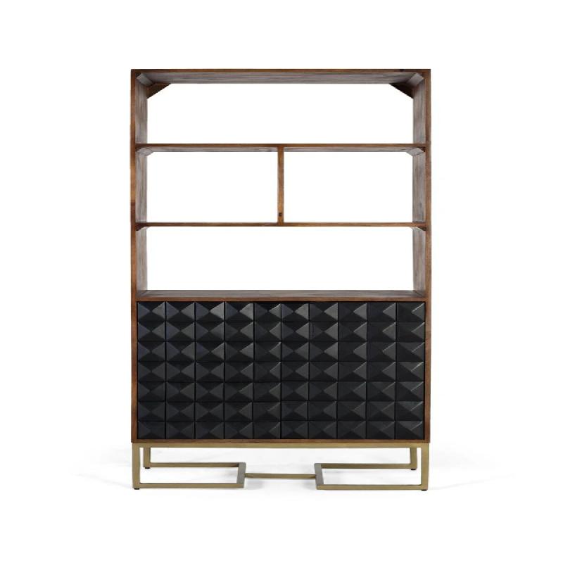GINER Y COLOMER SL Bibliothèque Onyx en bois de manguier 180cm x 80cm x 40cm - multicolore 1971_0
