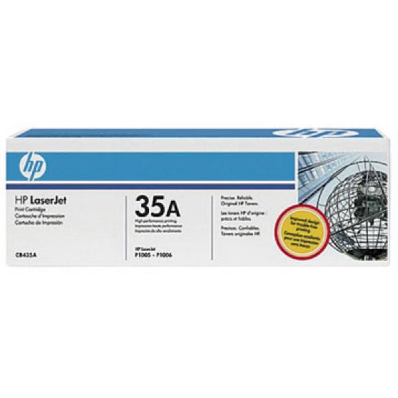 HEWLETT PACKARD TONER ORIGINAL 35A (CB435A) - COULEUR: NOIR