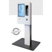 Kolaris - borne d'enregistrement pour hôtel - Aures Technologies - version standalone sur pied ou murale avec écran tactile 21,5'' et paiement intégré_0