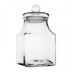 Olympia Bocal à biscuits carré en verre (L)155 x (P)155 x (H)255 mm - 3701188098304_0