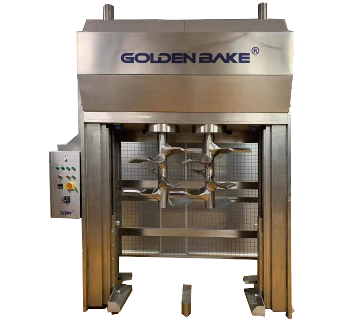 Pétrin vertical professionnel - double vitesse, double impulseur - capacité 550kg de pâte_0
