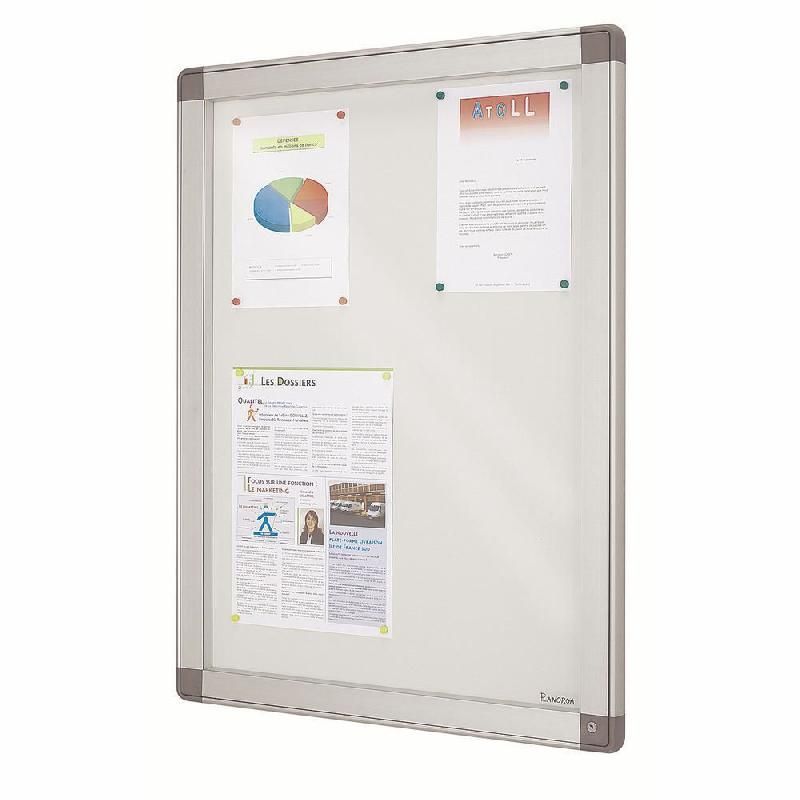 PLANORGA VITRINE D'INTÉRIEUR NF HAUTE SÉCURITÉ 4 FEUILLES A4 FOND MÉTAL PLANORGA