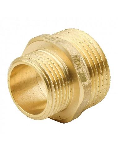 Raccord réduit Laiton M 3/4 (20x27) - M 1/2 (15x21)_0