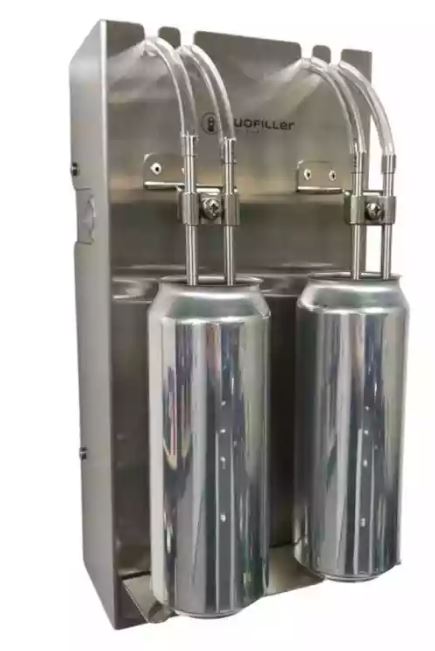 Remplisseuse automatique de canettes - DUOFILLER - 2 têtes de remplissage pour bière et bouteilles_0