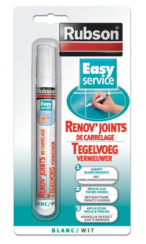 Rénovateur pour joint de carrelage blanc - Rénov'Joint Rubson 7 ml_0