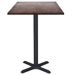 Restootab - Mange-debout 60x60cm - modèle Dina rouille roc - marron TB-DINFF-6060S-ROU.ROC_0