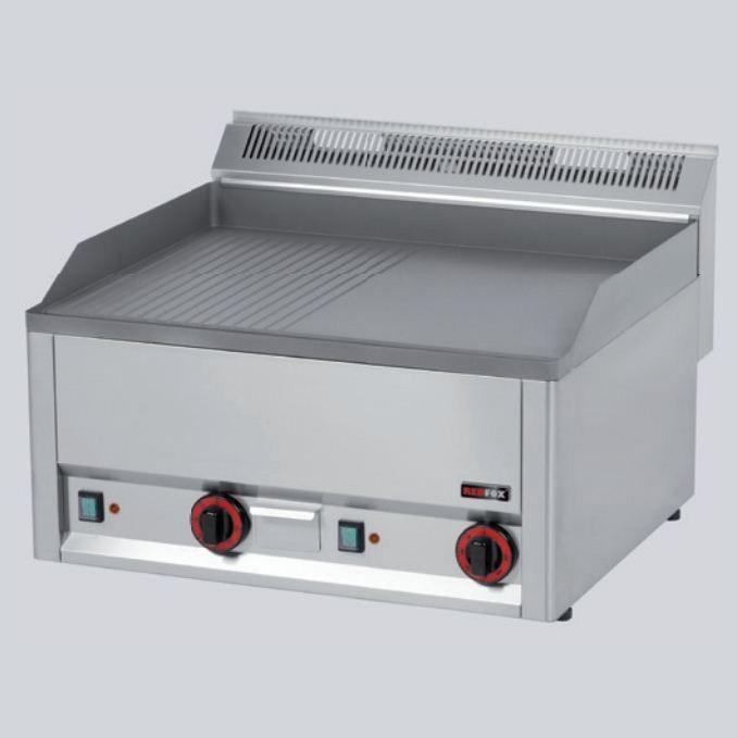 Rm gastro - grill rainuré en acier_0