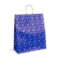 Sac Noe II kraft blanc poignées torsadées 35+14x41cm par 250 - 3700481692332_0
