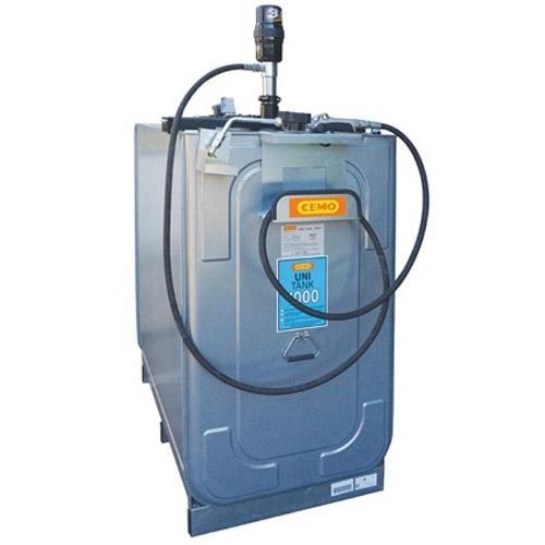 Station service pneumatique LUB ECO 1 000 litres - Pour huiles - CEMO - Cuve double paroi homologuée NF EN 13341 - Référence 8817F_0