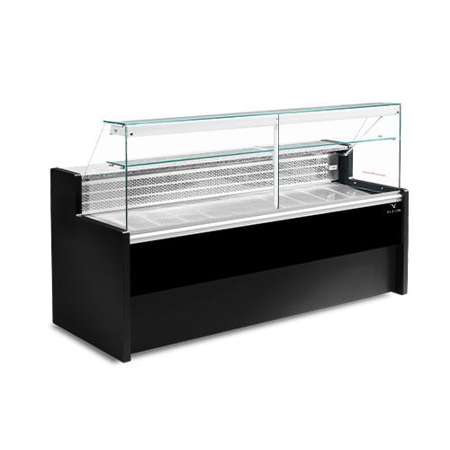 Vitrine presentation longueur 2000 mm froid statique +4/+6°c - ZMI200_0