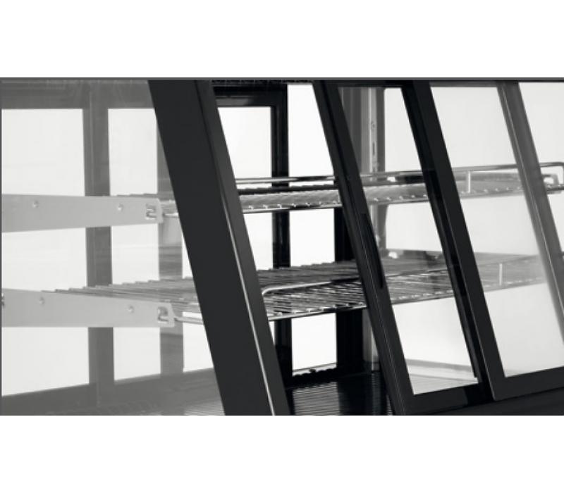 Vitrine réfrigérée Bartscher Deli-Cool II D - 120 litres - double vitrage - portes coulissantes 2 faces - 710x570x690(h)mm_0