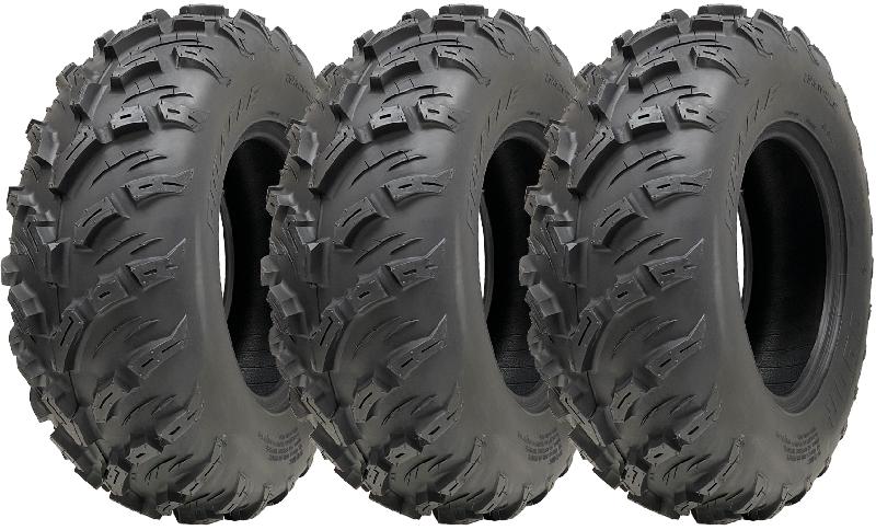 25x8.00-12 Pneus ATV 205/80-12 4ply P3080 OBOR Pinacle 61K Road Legal (Set of 3)_0