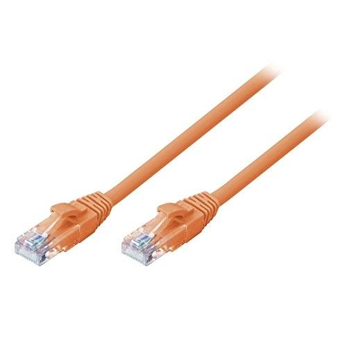 Lindy 48105 - Câble réseau RJ-45 Cat.6 U/UTP 0,3 m Orange - Anti-coupure, certifié ISO/IEC 11801_0