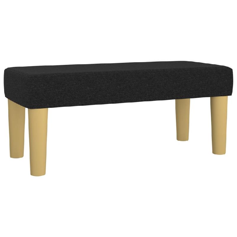 BANC BANQUETTE 70 X 30 X 30 CM TISSU NOIR 02_0010546_0