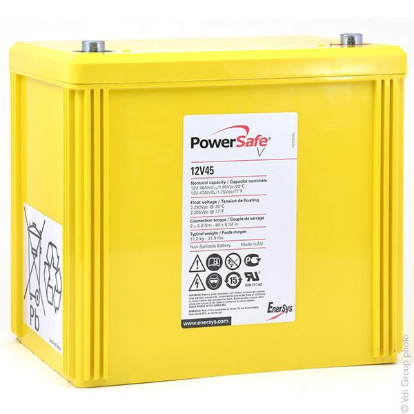 BATTERIE ONDULEUR (UPS) POWERSAFE V 12V45 12V 46AH M6-F_0