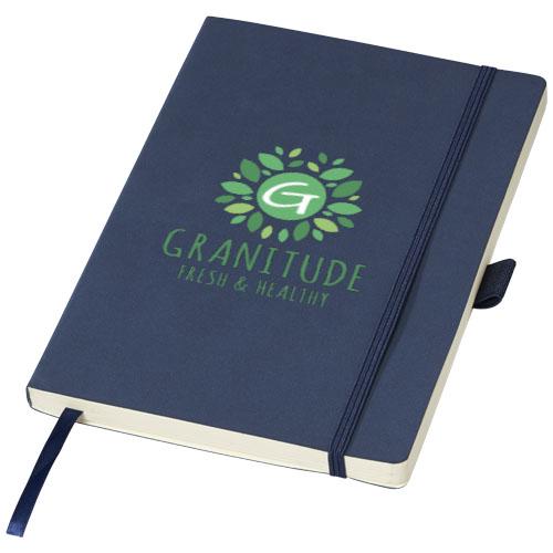 Carnet A5 Revello - couverture souple douce au toucher avec fermeture élastique et 80 feuilles lignées_0