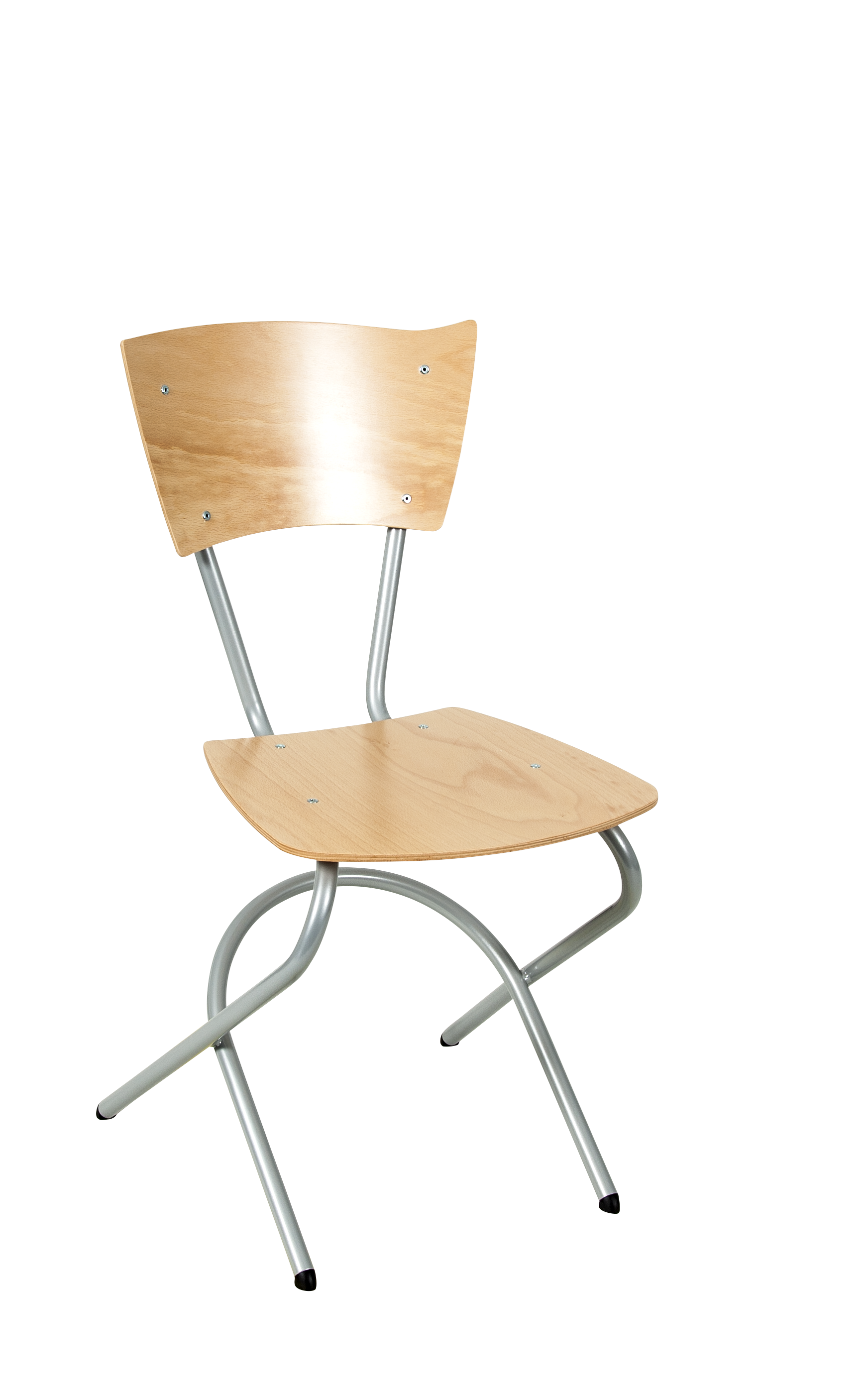 Chaise ZANA - scolaire avec appui sur table - tailles 1 à 6 - structure acier ou aluminium_0