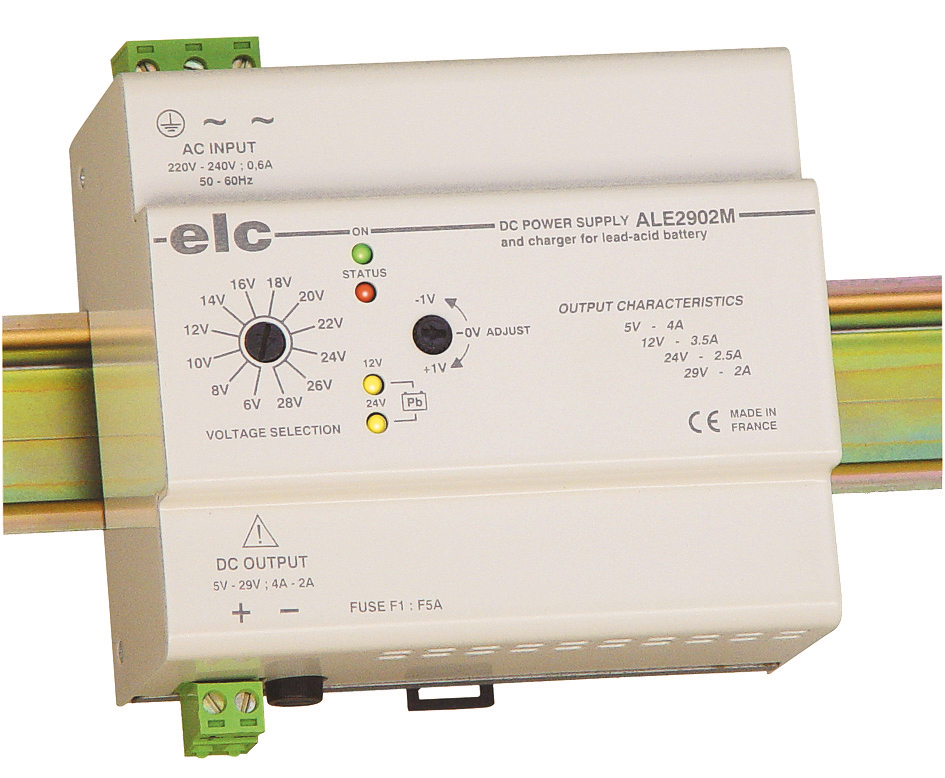 Chargeur industriel de batterie au plomb - 12V ou 24V_0