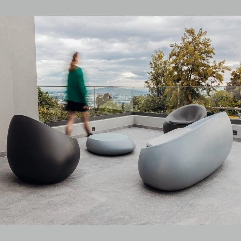 Ensemble de salon outdoor STONE VONDOM - design géométrique inspiré de la pierre - garanti 2 ans_0