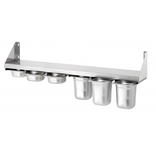 ETAGÈRE À ÉPICES EN INOX BARTSCHER - POUR 6 GN 1/6