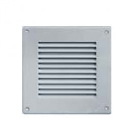 Grille de ventilation 140x140mm - Aluminium et Inox - Pose en applique - Réf FI-G140_0