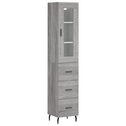 Helloshop26 - Buffet bahut commode armoire meuble de rangement organisateur cuisine salle de séjour salon haut sonoma 34,5 x 34 x 02_0035340 - 300021_0