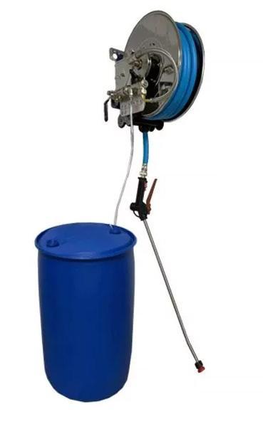 Kit enrouleur avec dosage centrale nettoyage t15m_0