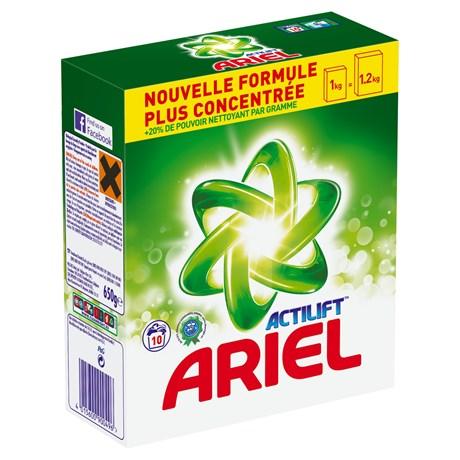 LESSIVE EN POUDRE ARIEL ORIGINAL 10 DOSES