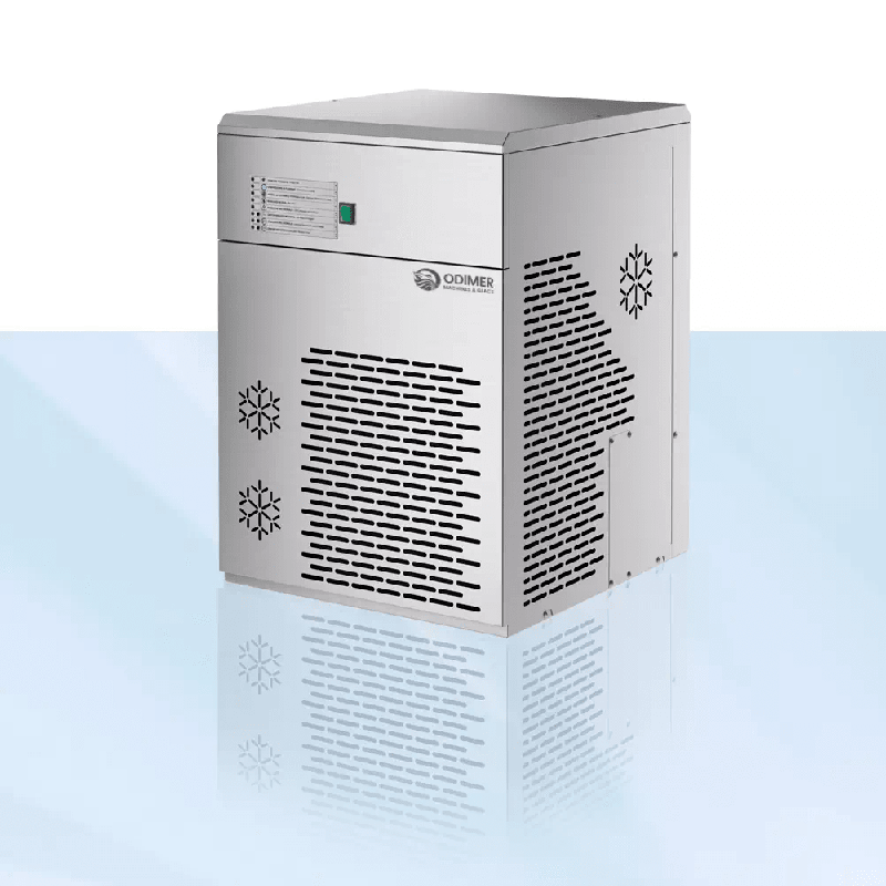 Machine à glace paillettes - GIM 500N - Production 500 kg/24h - Acier inox et condensation air_0