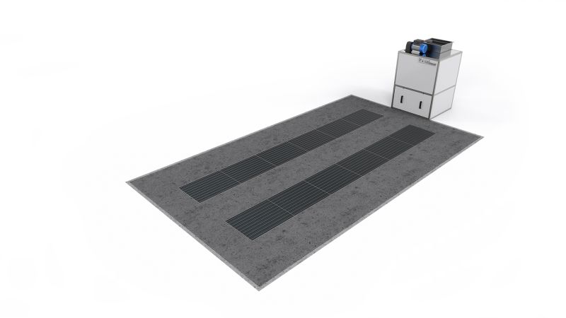 Aire de préparation à ventilation verticale - Mercury 60 - puissance moteur 5,5 kW - adaptable et personnalisable_0