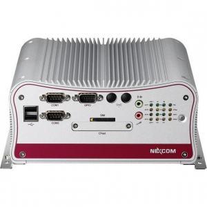 PC Fanless avec processeur Intel® Atom™ Dual Core D2550 1.86 GHz avec 4 ports Ethernet - 1 slot PCI - Référence: NISE2310-M_0