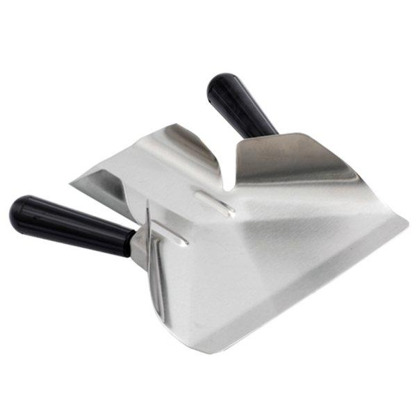 Pelle à frites Tellier N4043 - acier inoxydable, manche époxy, versions droitiers et ambidextres_0