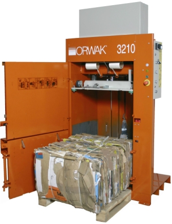 Presse à balles verticale Orwak 3210 - compacte et robuste pour cartons et plastiques_0