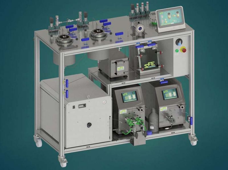 Sfe lab 2x1,57 l 400 bar - extracteur de laboratoire - sfe process - 150 g/min_0