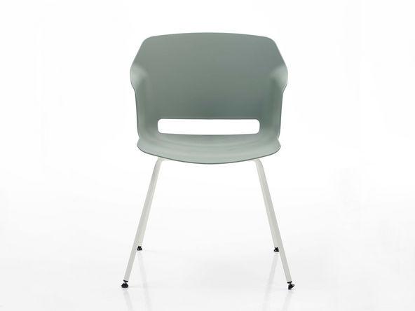 Lot de 2 chaises polyvalentes Clop en polypropylène_0