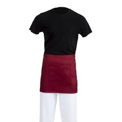 Tablier Serveur Court Whites Bordeaux - Whites Chefs Clothing - rouge 0698142381752_0