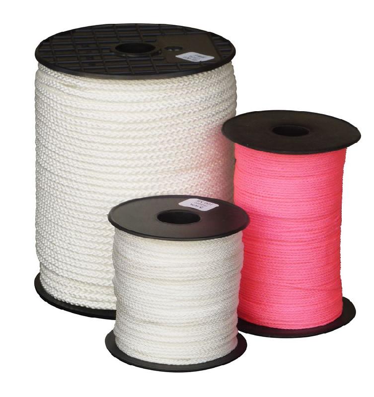 Tresse polypropylène - rose fluo Ø 1,5 mm - longueur 100 m_0