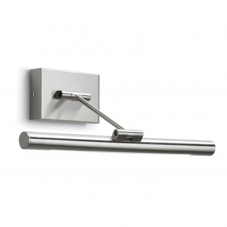 Applique de tableau TABEL - LED 6W - coloris argenté en métal - largeur 366 mm - inclinable_0