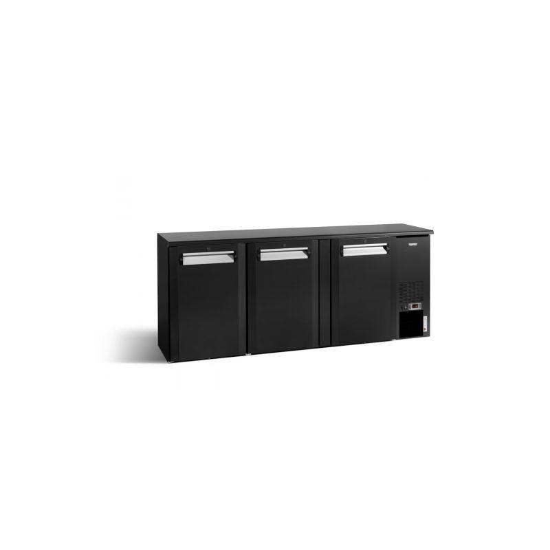 Arrière-bar réfrigéré 3 portes pleines ECO/222MU Gamko - 495L - capacité 509 bouteilles 33cl_0