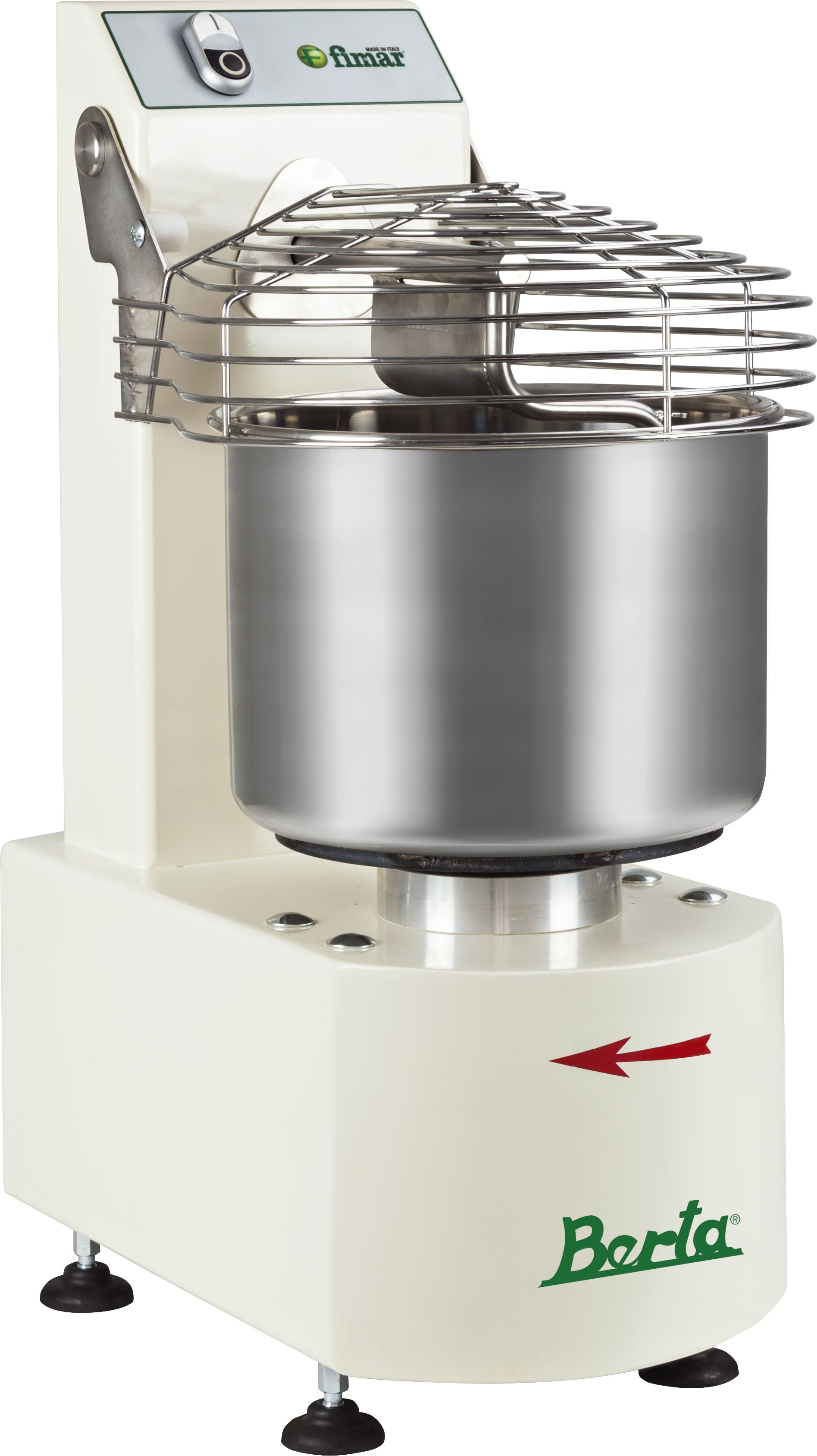 Pétrin professionnel Berta 7 - Fimar - 39 kg - Cuve inox 10L - 2 vitesses_0