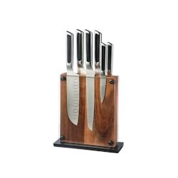 Bjorn Bloc couteaux de cuisine LOKI RAUMA - 7 pièces - noir 3701488307724_0