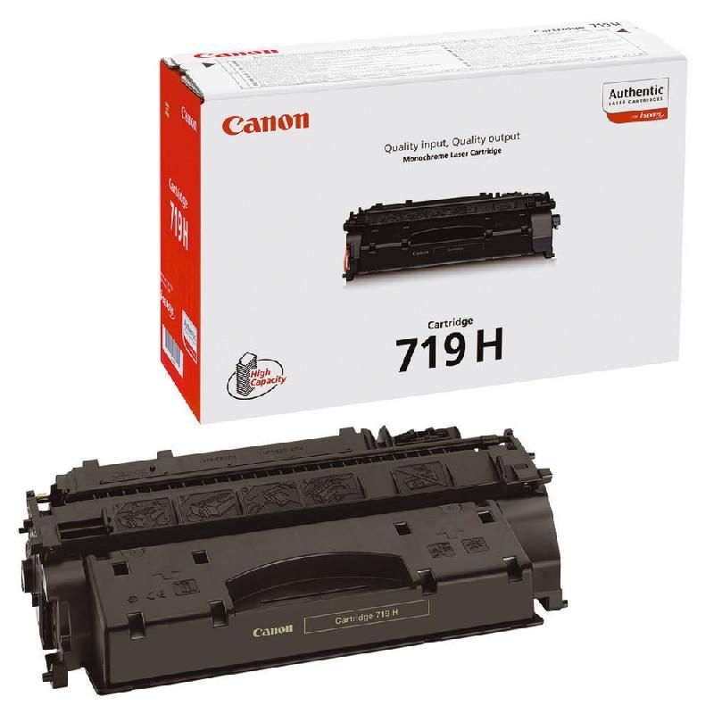 CANON TONER ORIGINAL 719 H N (3480B002) - GRANDE CAPACITÉ - COULEUR: NOIR